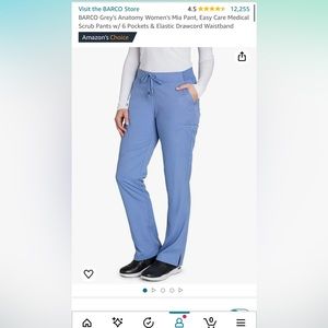 BRAND NEW WITH TAGS GREY’S ANATOMY SCRUB PANTS IN CEIL BLUE